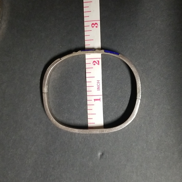 Vintage Silver And Lapis Bracelet - Picture 6 of 6